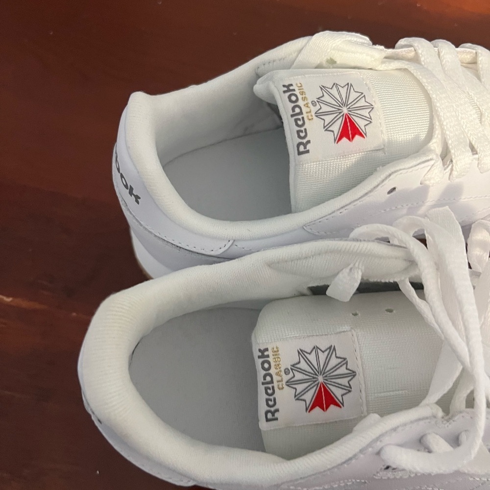 Reebok Classic White Leather Sneakers - Picture 2 of 5